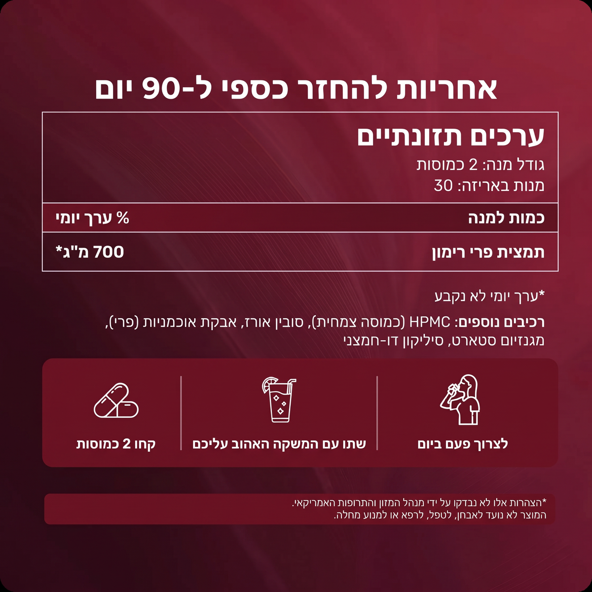 קפסולות רימון של Truvexa